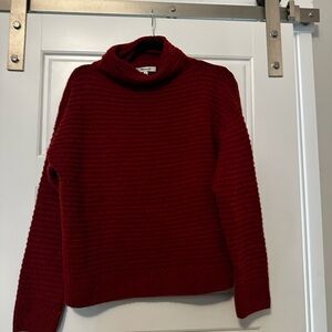 Madewell Rich Burgundy Turtleneck Sweater